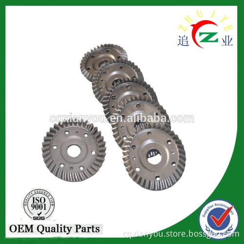 Tricycle customizable spiral bevel gear assembly design